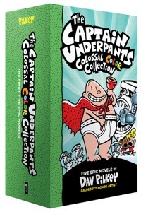 The Captain Underpants Colossal Color Collection (Captain Underpants #1-5 Boxed Set) (Mixed media product) | Released: 03 Sep 2019